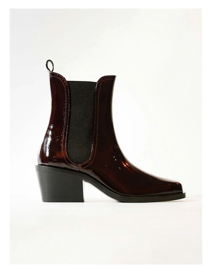 Kristen V Ankle Boot in Red image 6
