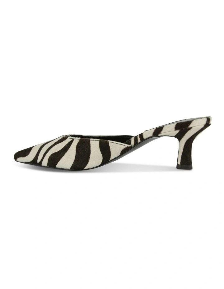 Milly I Heeled Mule in Brown Multi image 3