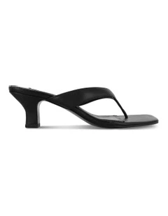 Poesie I Heel Mule in Black