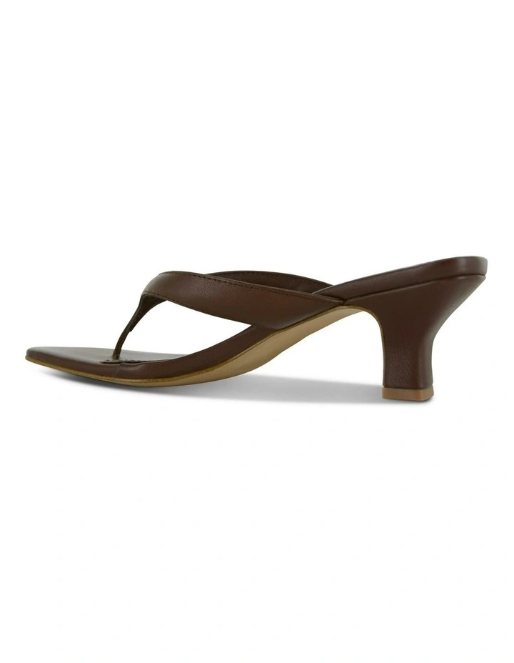 Poesie I Heeled Mule in Chocolate image 4