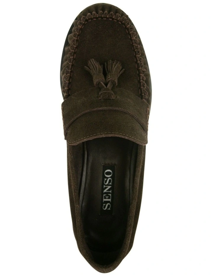 Caggie Leather Loafer in Brown image 4