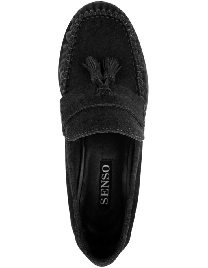 Caggie Leather Loafer in Black image 4