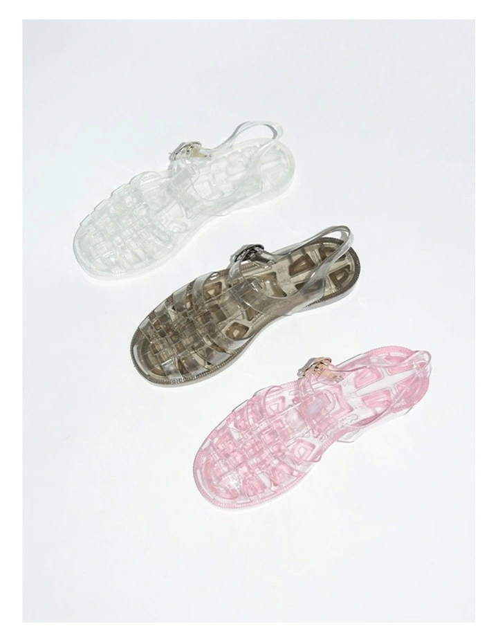 Jupiter Sandals in Clear image 3