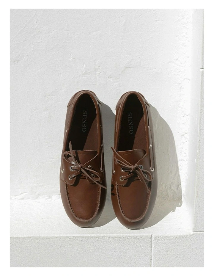 Bateau I Leather Boat Shoe in Brown image 5