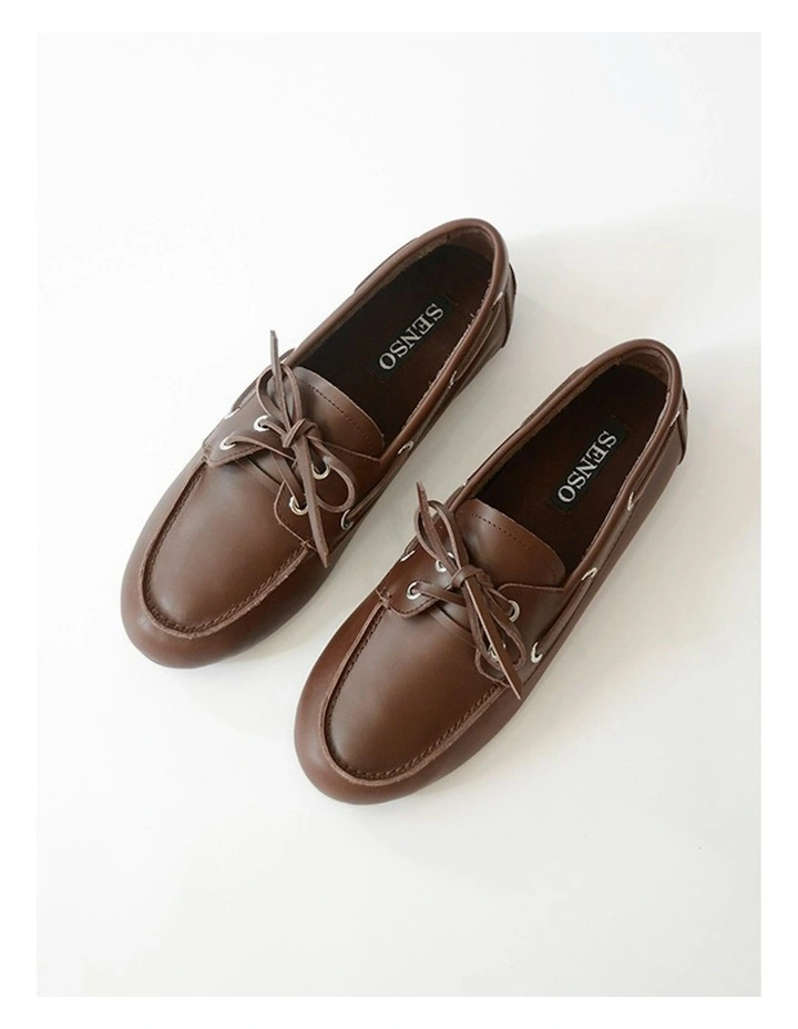 Bateau I Leather Boat Shoe in Brown image 6