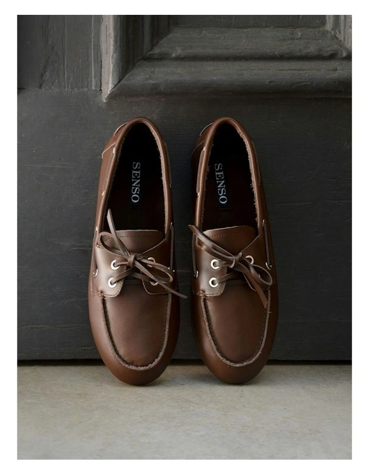 Bateau I Leather Boat Shoe in Brown image 7