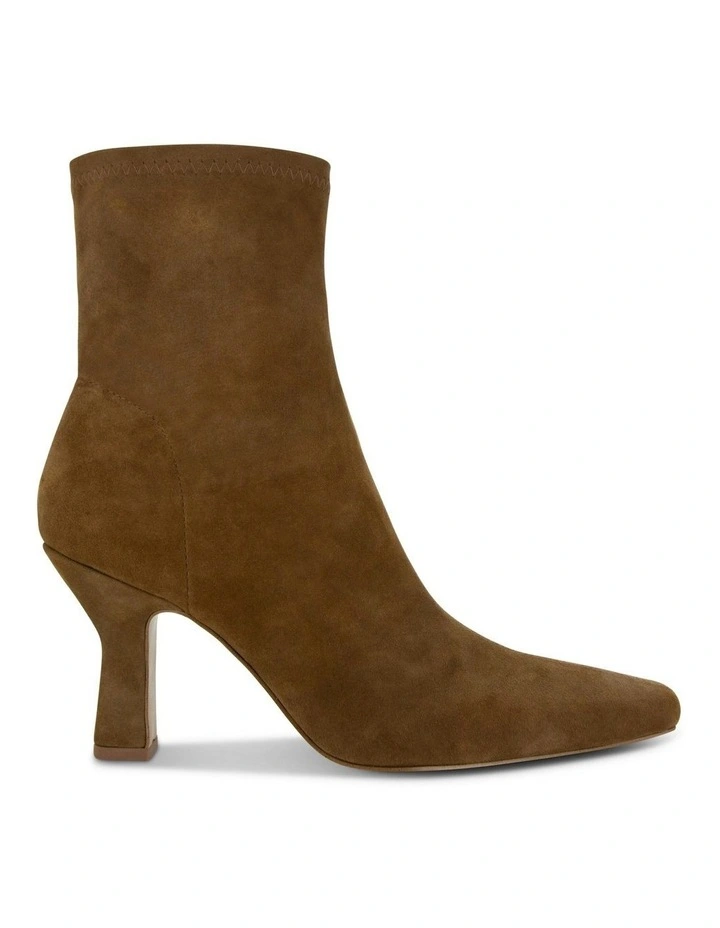 Freya II Leather Ankle Boot in Beige image 1