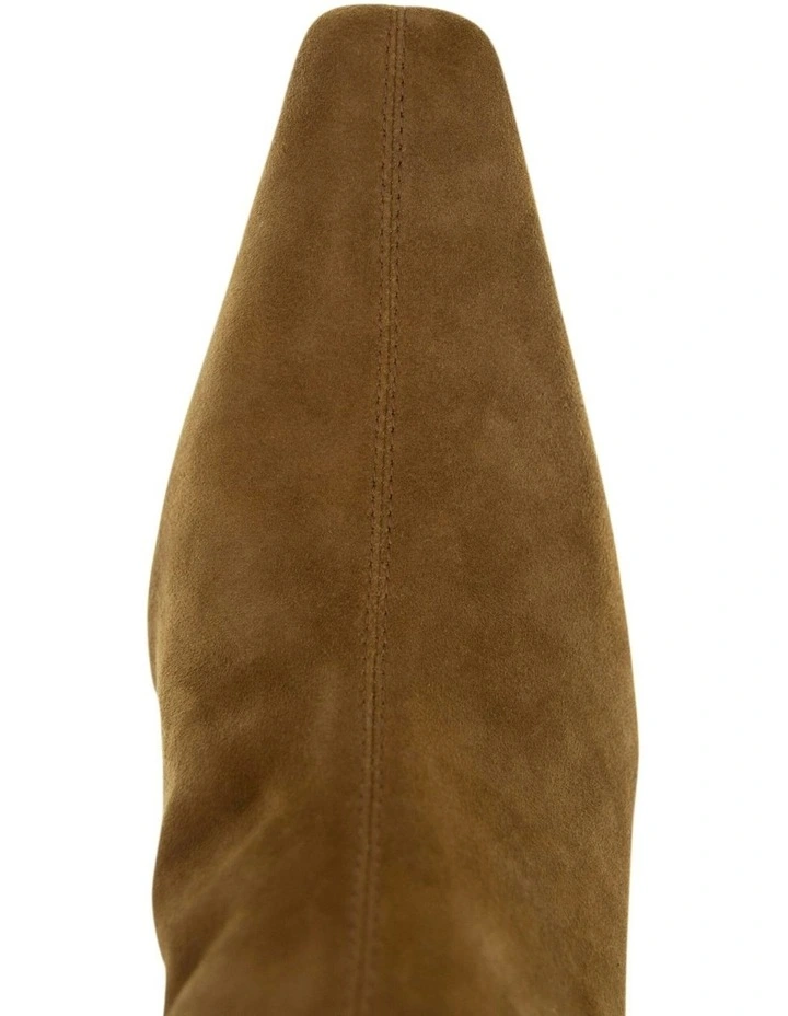 Freya II Leather Ankle Boot in Beige image 4