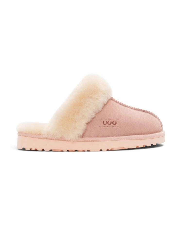 Premium Australia Sheepskin Unisex Scuffete in Pink image 3