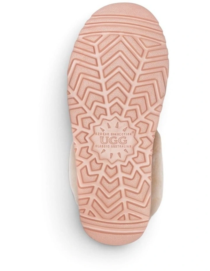 Premium Australia Sheepskin Unisex Scuffete in Pink image 6