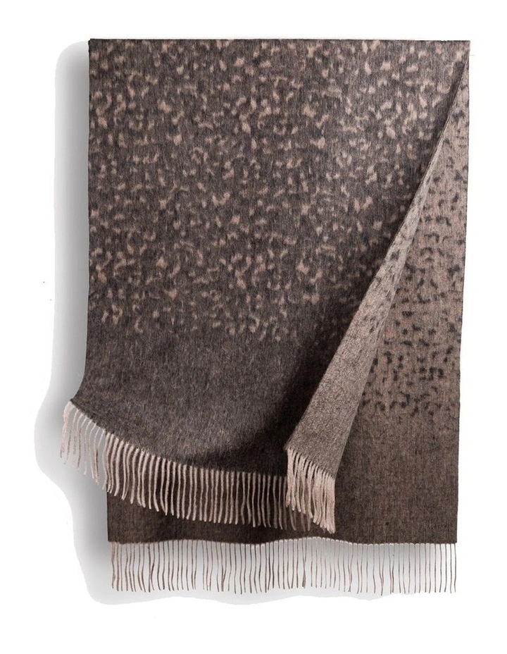 Cashmere and Wool Wrap in Tan image 1