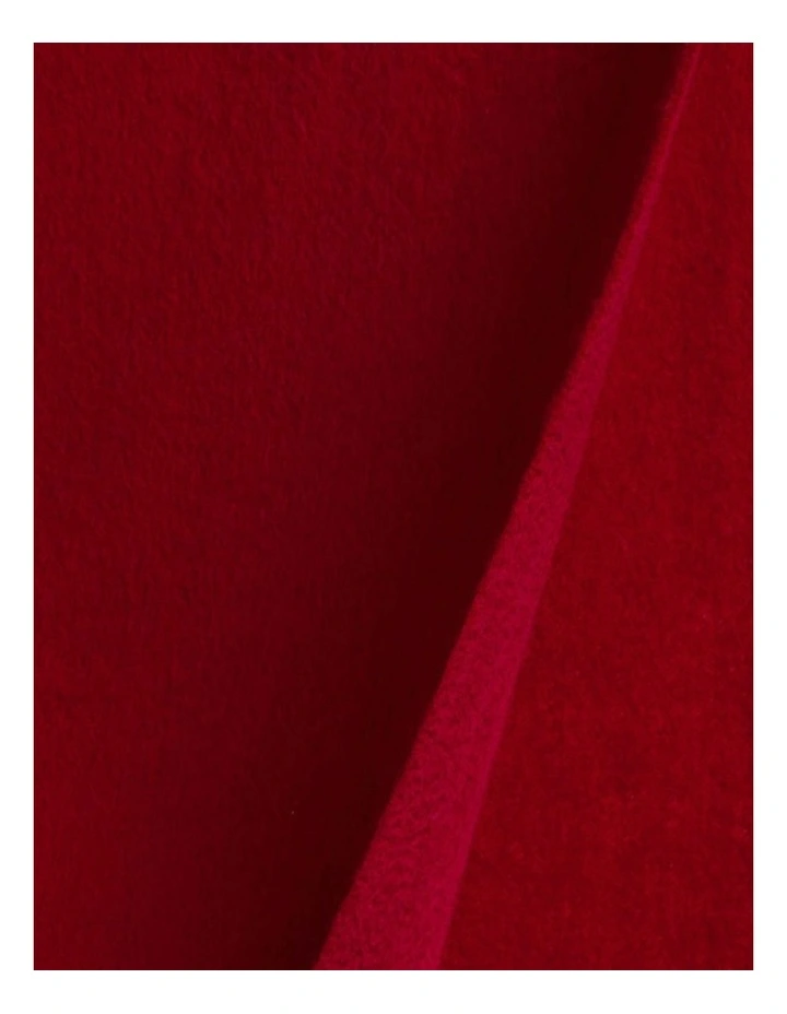 Wool Scarf in Red image 5