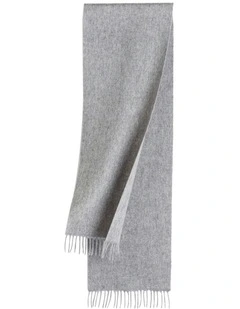 100% Wool Scarf in Grey