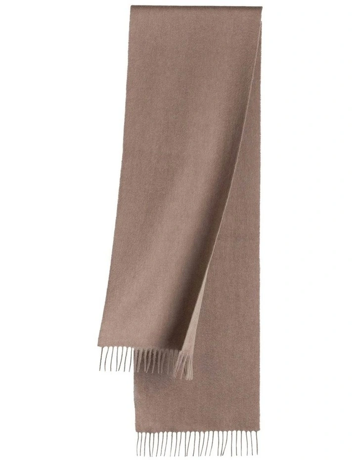 100% Wool Scarf in Storm Grey image 1