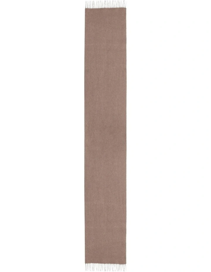 100% Wool Scarf in Storm Grey image 2