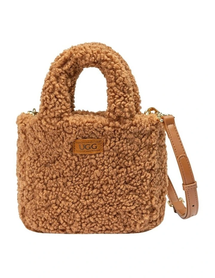 Gianna Mini Tote Bag in Camel image 1