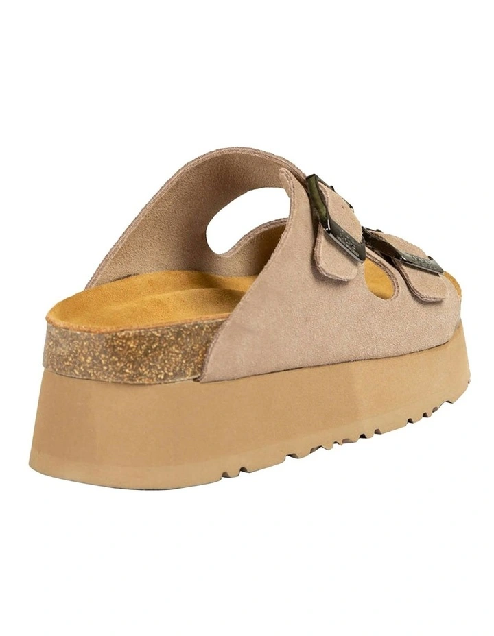 Aussie Victoria Platform Suede Leather in Taupe image 2