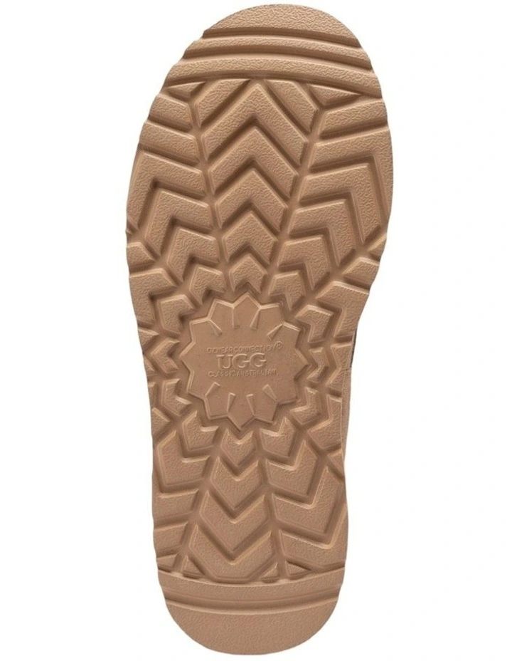 Platform Eskimo Collar Boots in Sand image 7