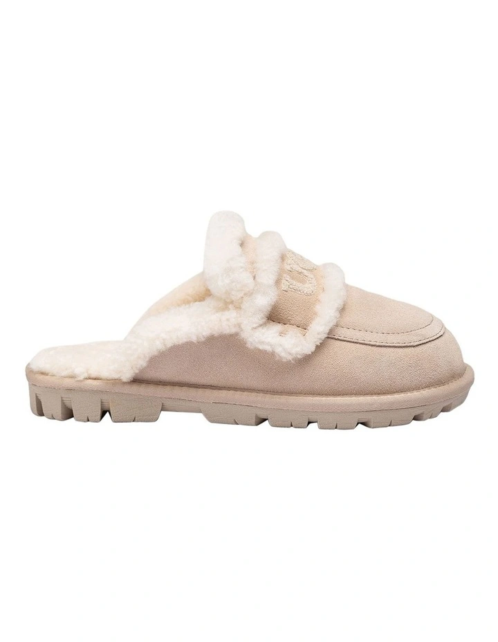 Violet Shearling Slipper in Beige image 3