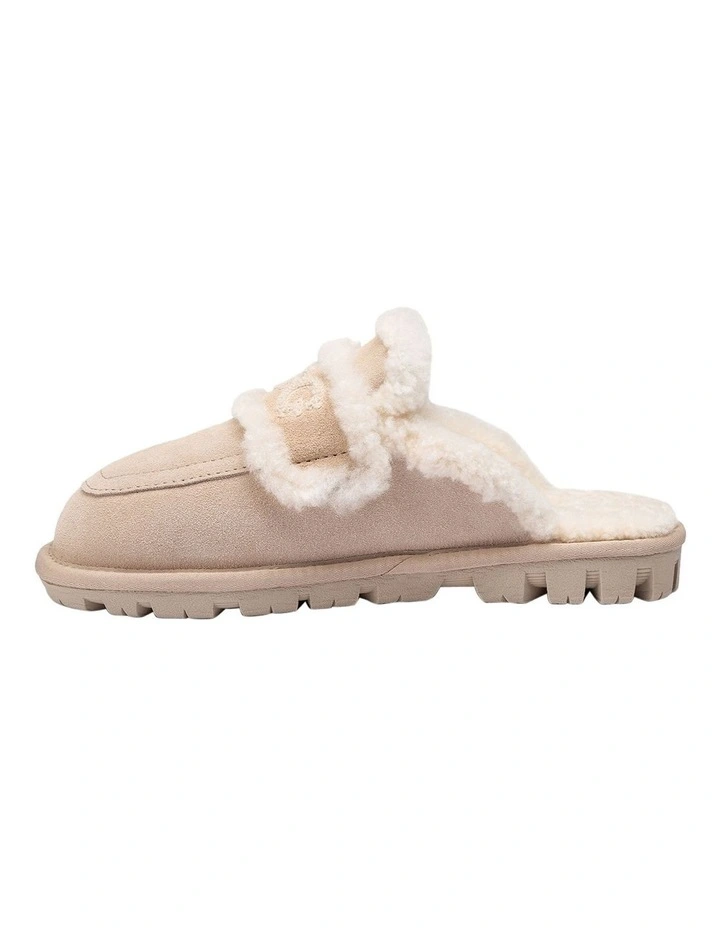 Violet Shearling Slipper in Beige image 5