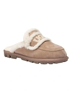 Violet Shearling Slipper in Brown
