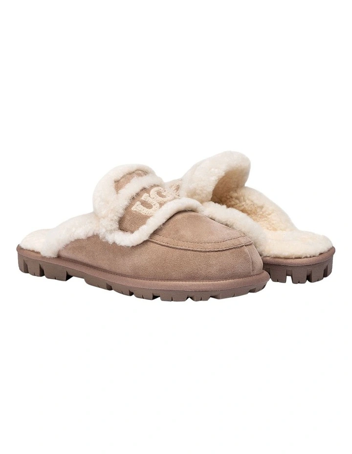 Violet Shearling Slipper in Brown image 2