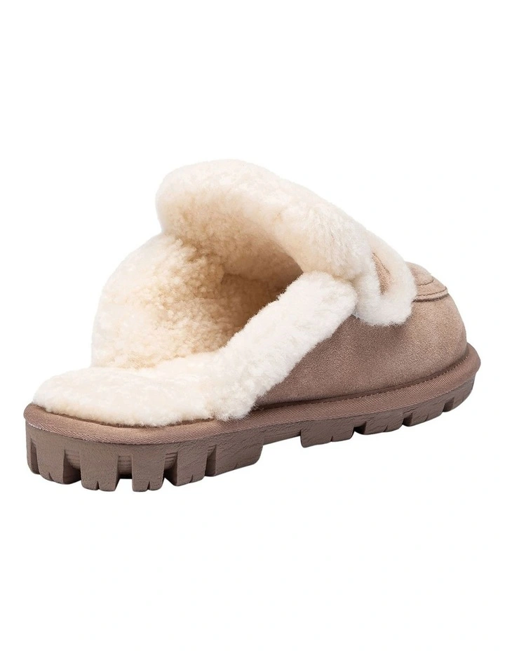 Violet Shearling Slipper in Brown image 4