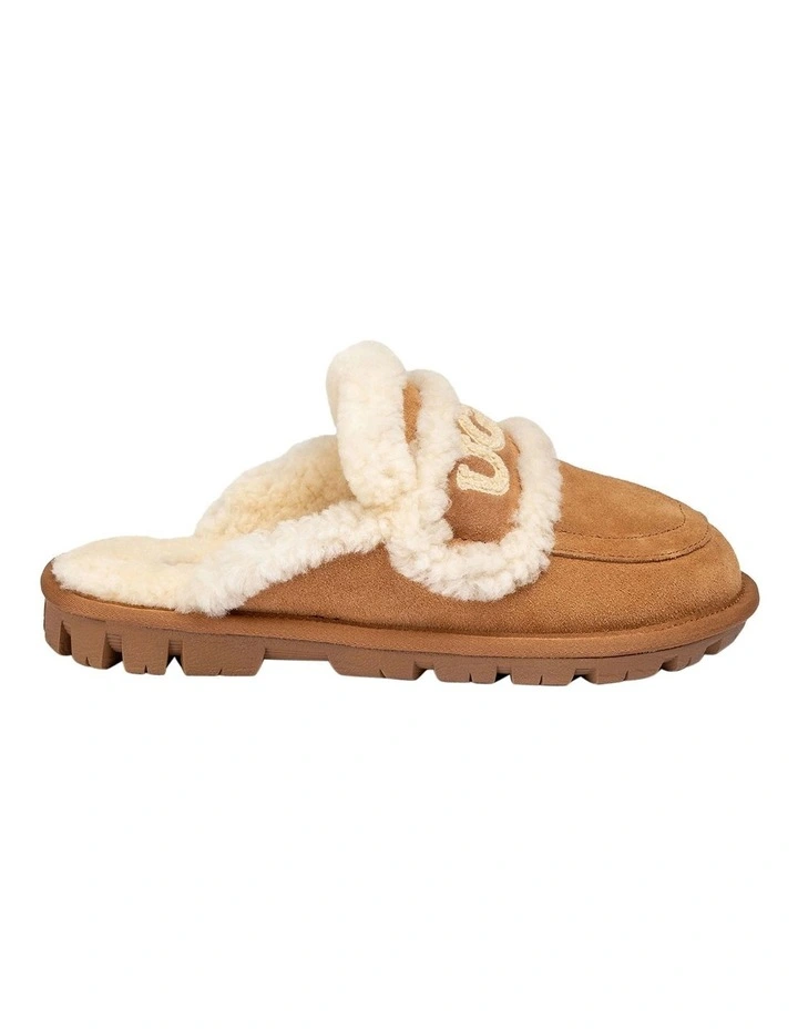 Violet Shearling Slipper in Chestnut image 3