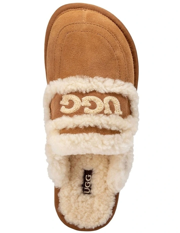 Violet Shearling Slipper in Chestnut image 6