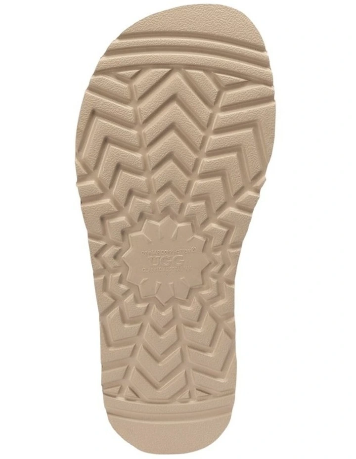 Violet Shearling Platform Slipper in Beige image 7
