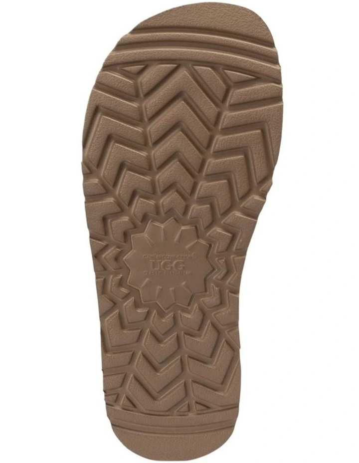 Violet Shearling Platform Slipper in Brown image 7