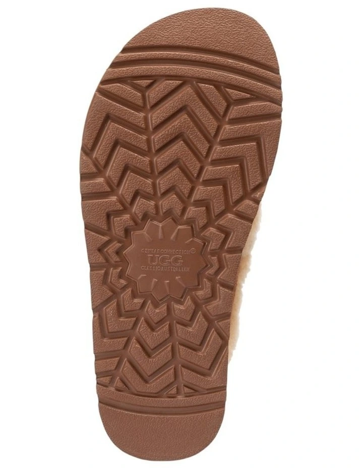 Ugg Violet Shearling Platform Slipper in Caramel image 7