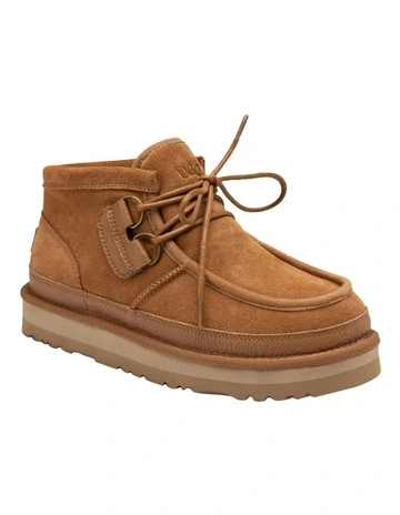 Bendigo Lace-Up Boots in Chestnut