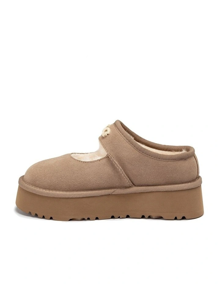 Mary Jane Emb Logo Platform in Brown image 5