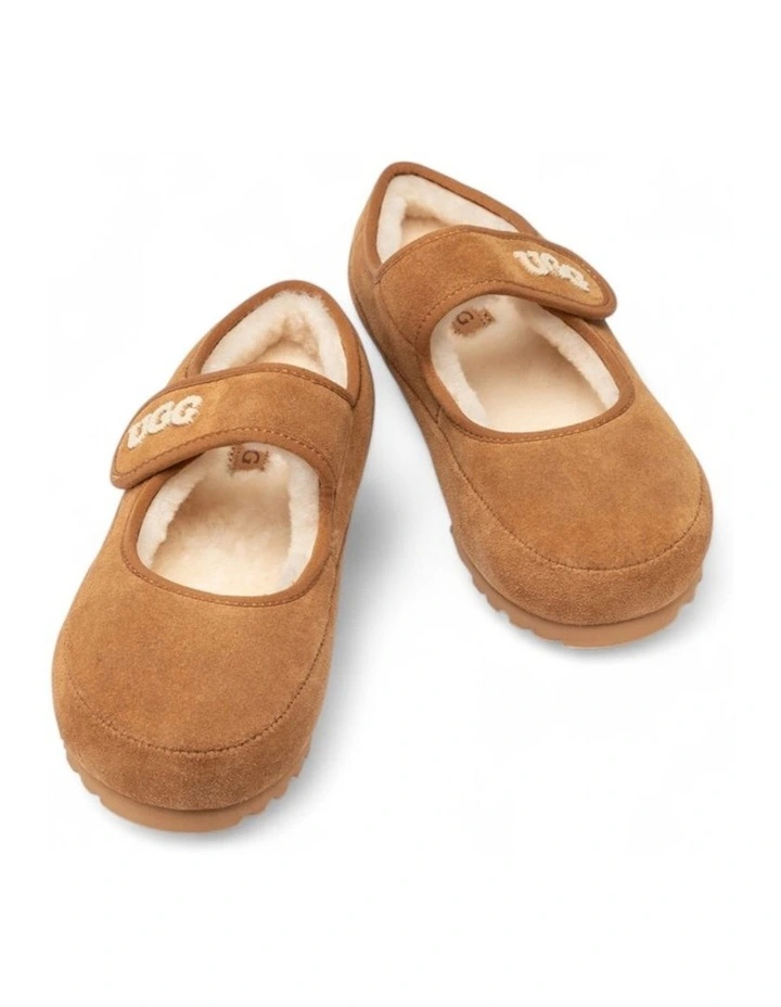 Mary Jane Emb Logo Shoes in Chestnut image 3