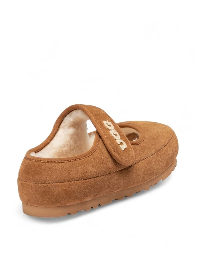 Mary Jane Emb Logo Shoes in Chestnut image 5