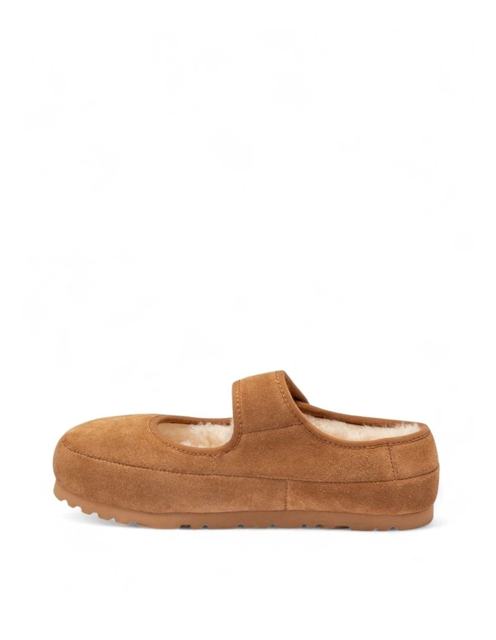 Mary Jane Emb Logo Shoes in Chestnut image 6