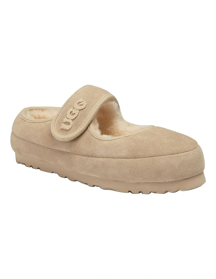Mary Jane Emb Logo Shoes in Beige image 1