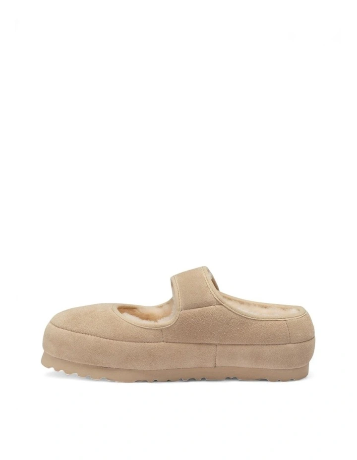 Mary Jane Emb Logo Shoes in Beige image 6