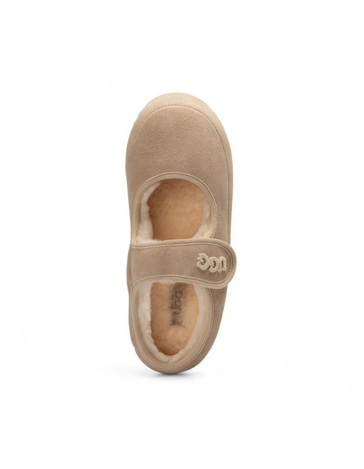 Mary Jane Emb Logo Shoes in Beige image 7