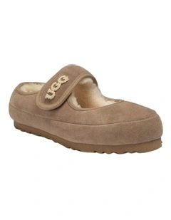 Mary Jane Emb Logo Shoes in Brown
