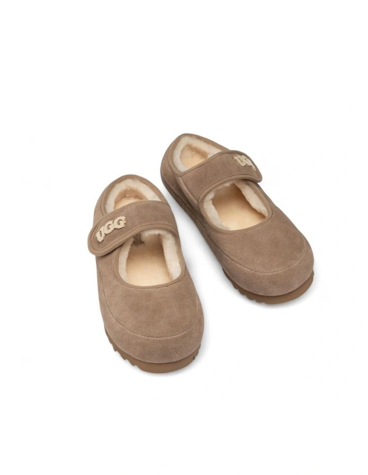 Mary Jane Emb Logo Shoes in Brown image 2