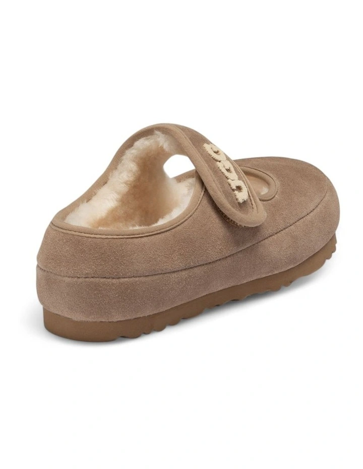 Mary Jane Emb Logo Shoes in Brown image 4