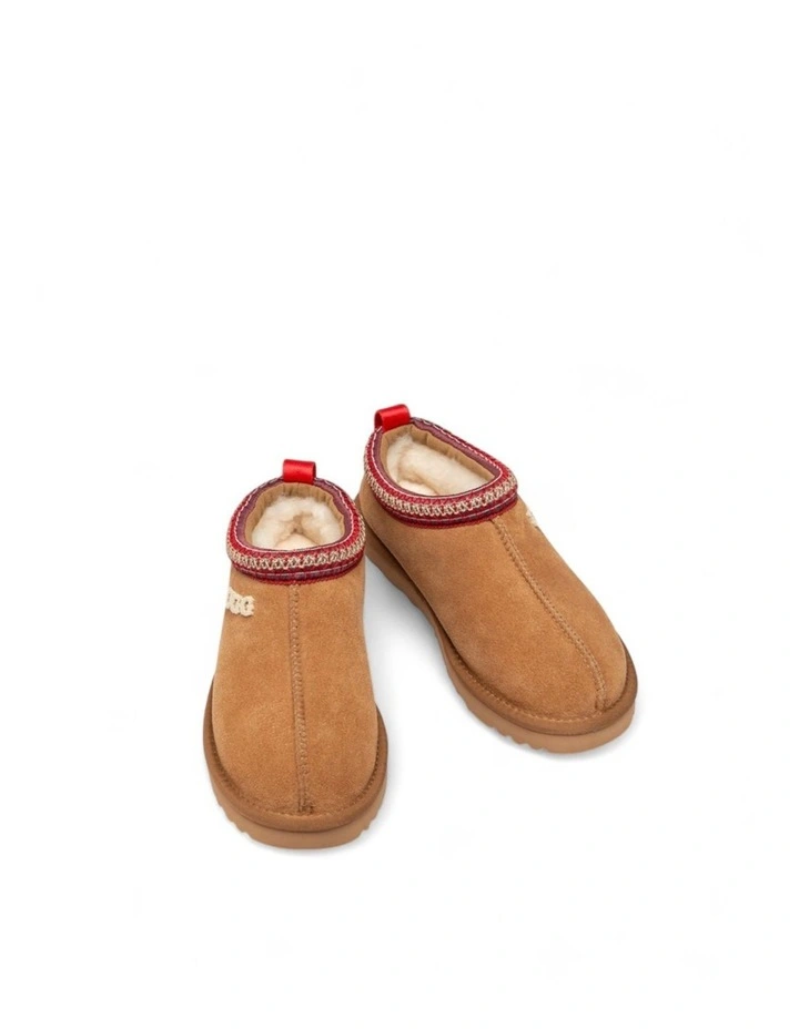 Sydney Emb Logo Slipper in Chestnut Red image 3