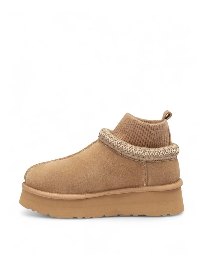 Sydney Knit Platform Slipper in Sandcastle image 6