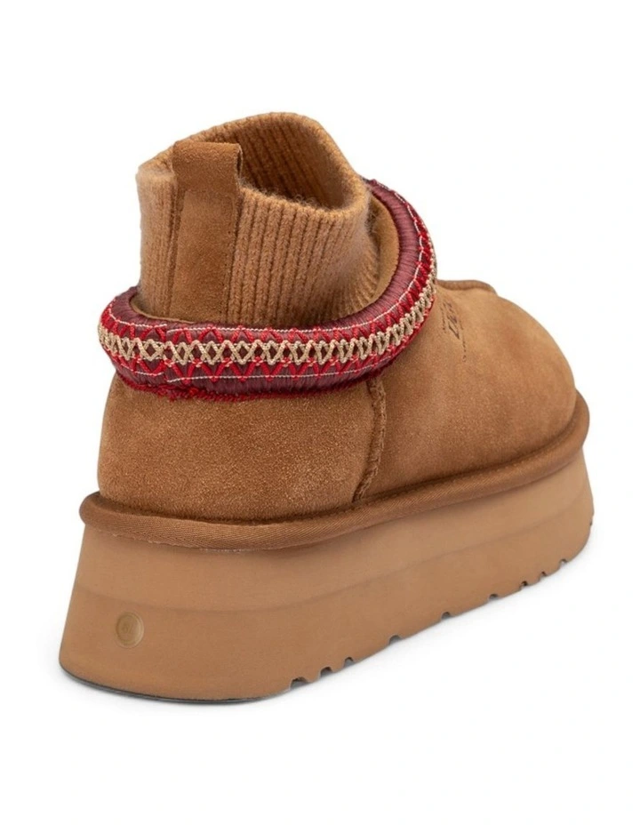 Sydney Knit Platform Slipper in Chestnut image 5