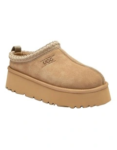 Sydney Spring Platform Slipper in Sand Castle