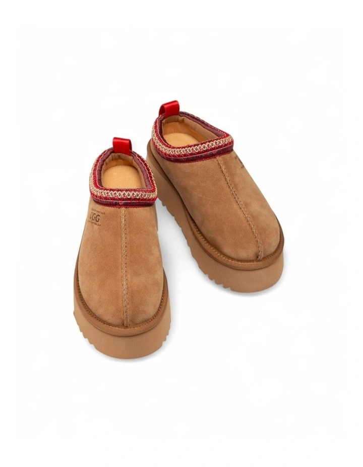Sydney Spring Platform Slipper in Chestnut image 3