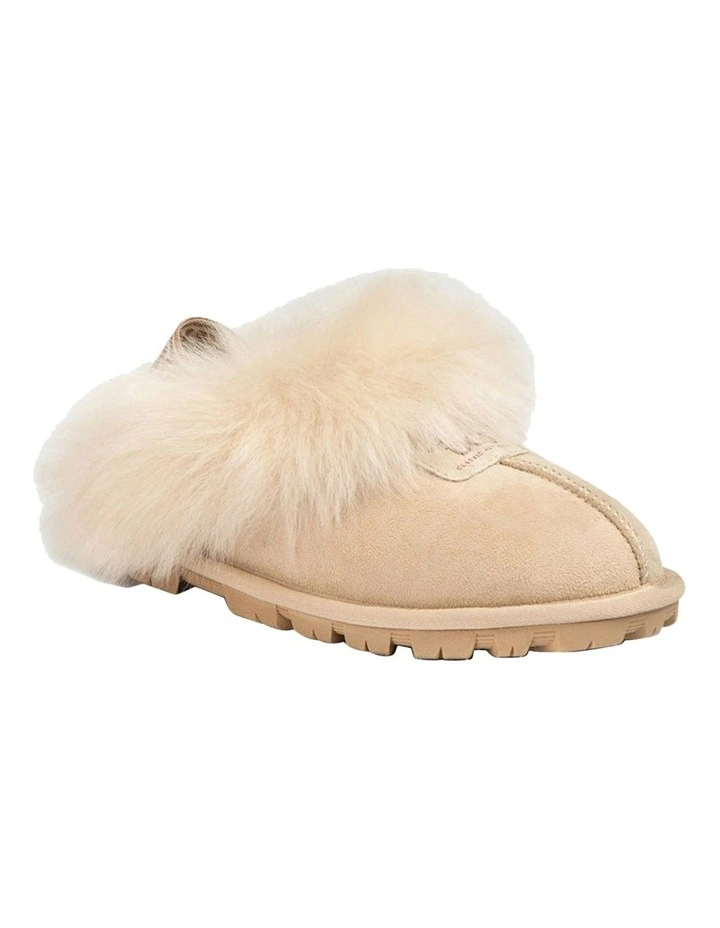 Coquette Premium Esperanza Sheepskin Slipper in Beige image 1