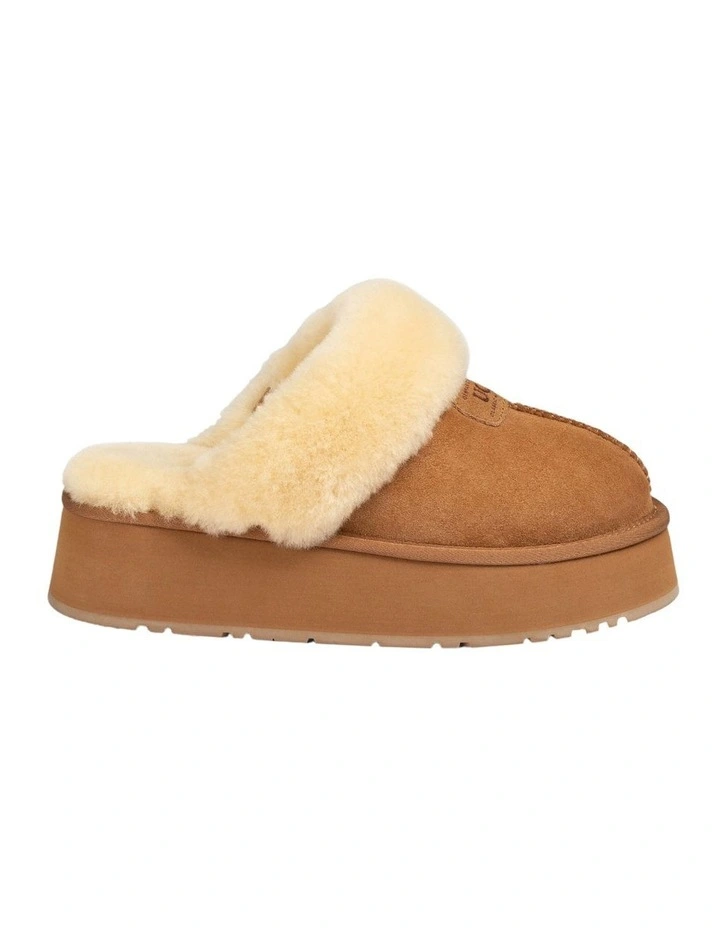Coquette Platform Slipper in Chestnut image 3